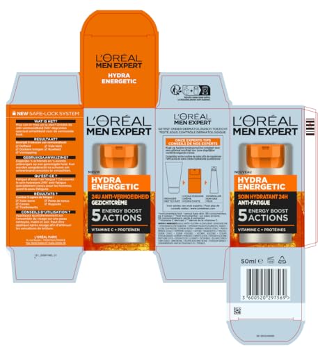 MEN EXPERT Hydra Energetic texture-application demonstrates fast-absorbing non-greasy feel