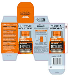 MEN EXPERT Hydra Energetic texture-application demonstrates fast-absorbing non-greasy feel