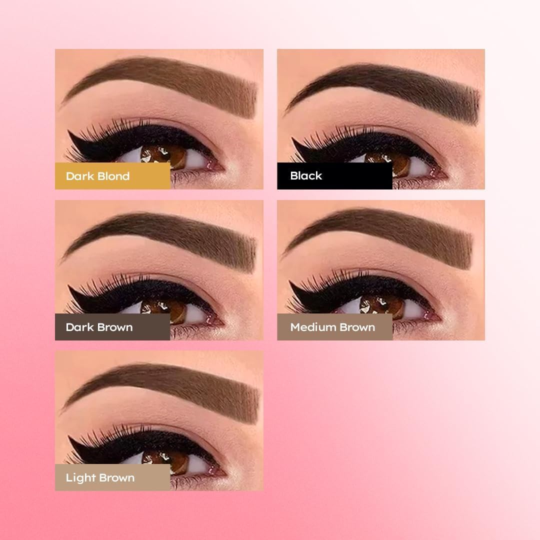 Resultado natural de Menela para cejas con definición duradera