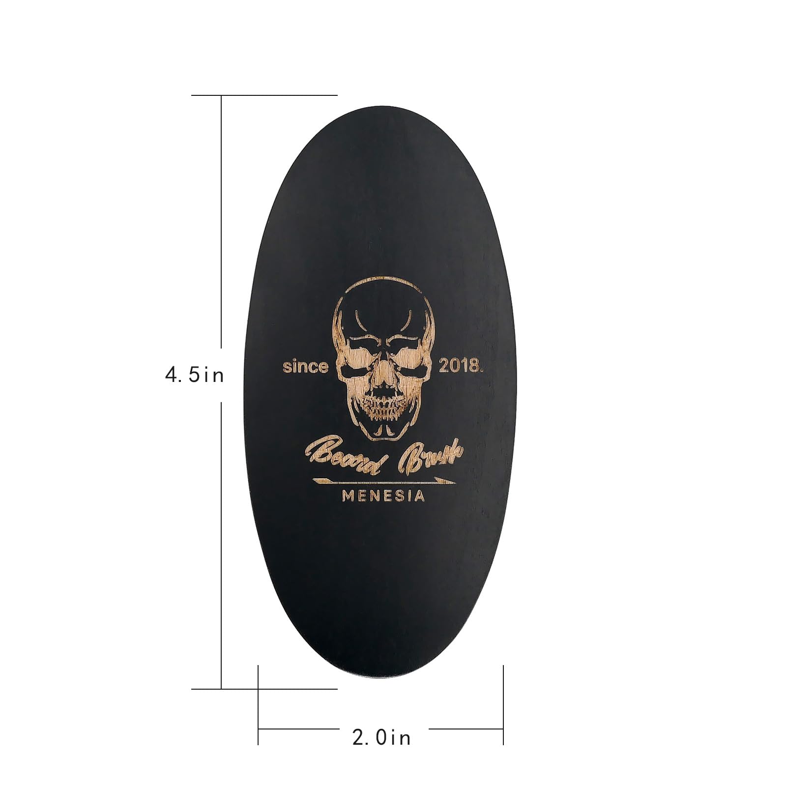 Menesia como regalo: cepillo de barba duradero y visual atractivo.