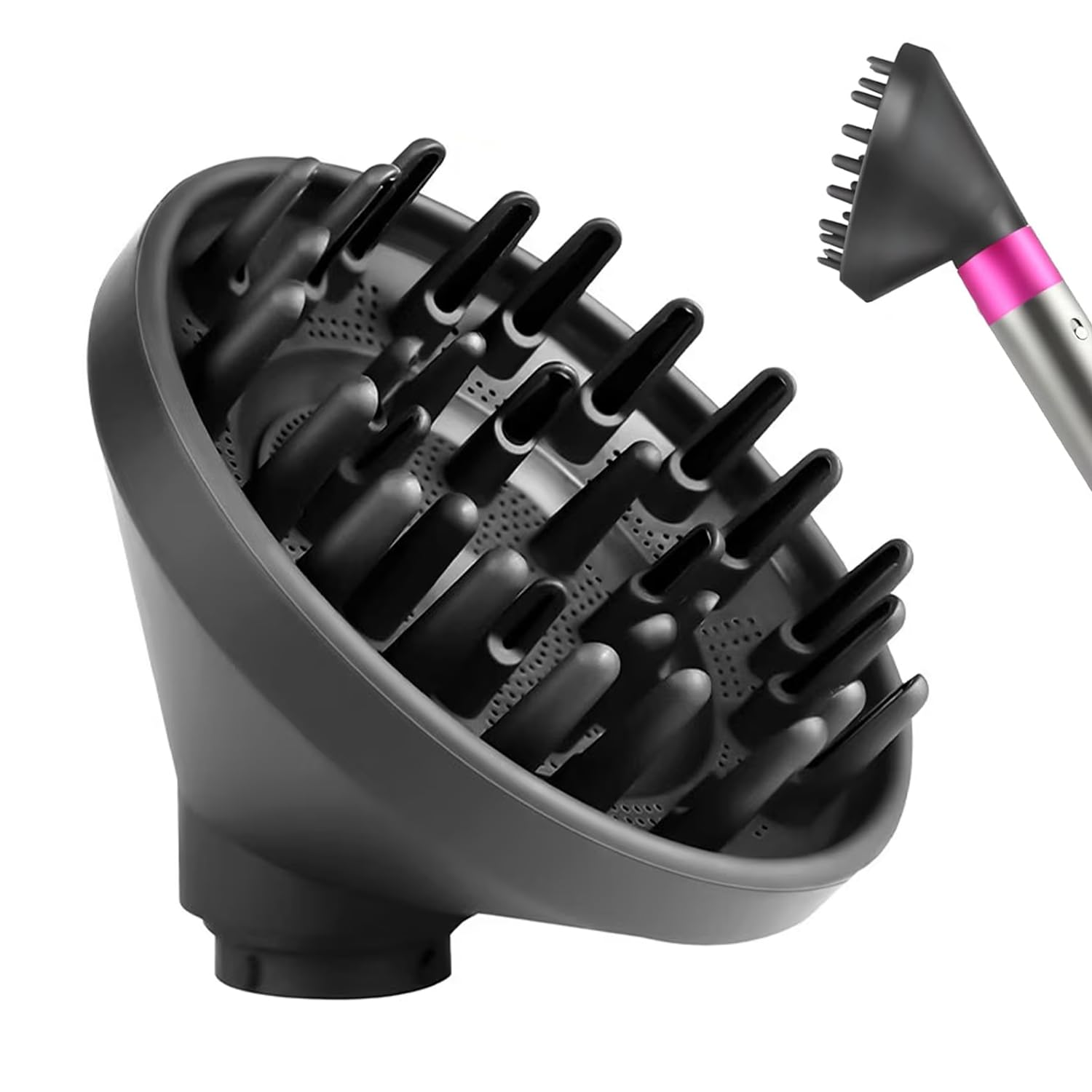 MengTiger difusor para Dyson Airwrap, acoplamiento sencillo, definiciones de rizos más estables