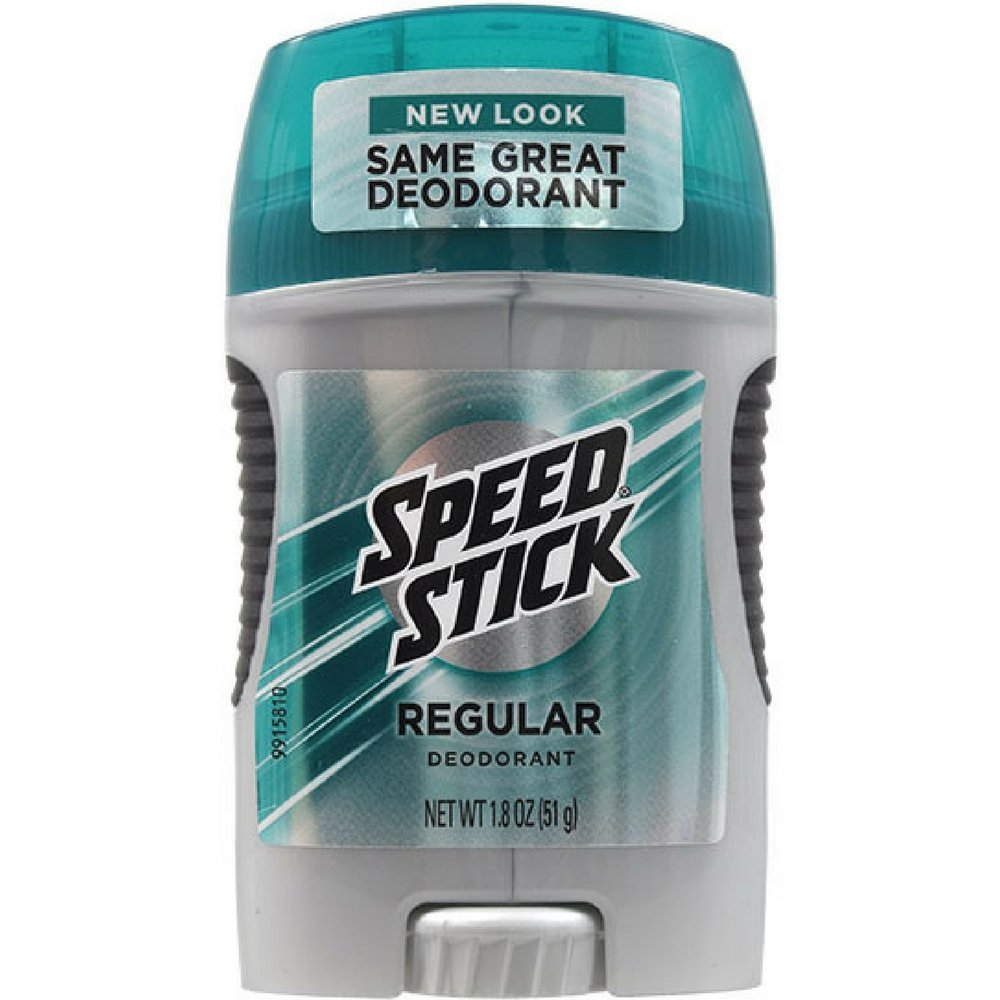 Desodorante Speed Stick de Mennen, barra 1.8 oz, protección de 24 horas para uso diario.