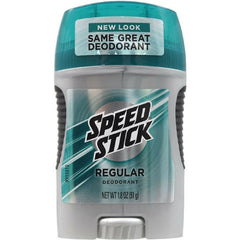 Desodorante Speed Stick de Mennen, barra 1.8 oz, protección de 24 horas para uso diario.