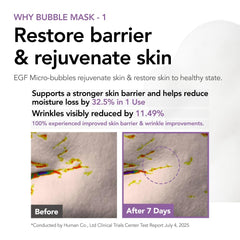 MENOKIN Masque Bulles 30 Secondes — application facile en quelques gestes
