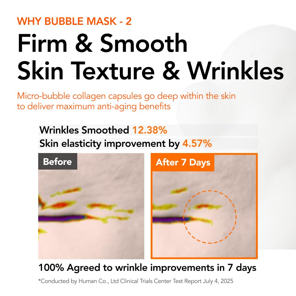 MENOKIN masque bulles rapide – application visage pour un effet rafraîchissant et revitalisant.