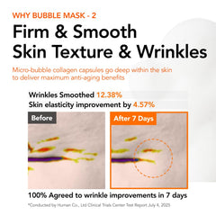 MENOKIN masque bulles rapide – application visage pour un effet rafraîchissant et revitalisant.
