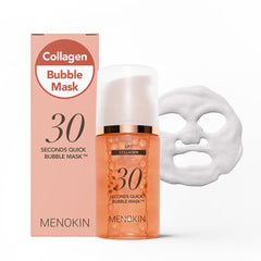 MENOKIN masque bulles rapide – emballage élégant pour une routine rapide et efficace.