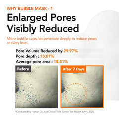 MENOKIN masque bulles rapide – texture bulle lumineuse idéale pour soin rapide.