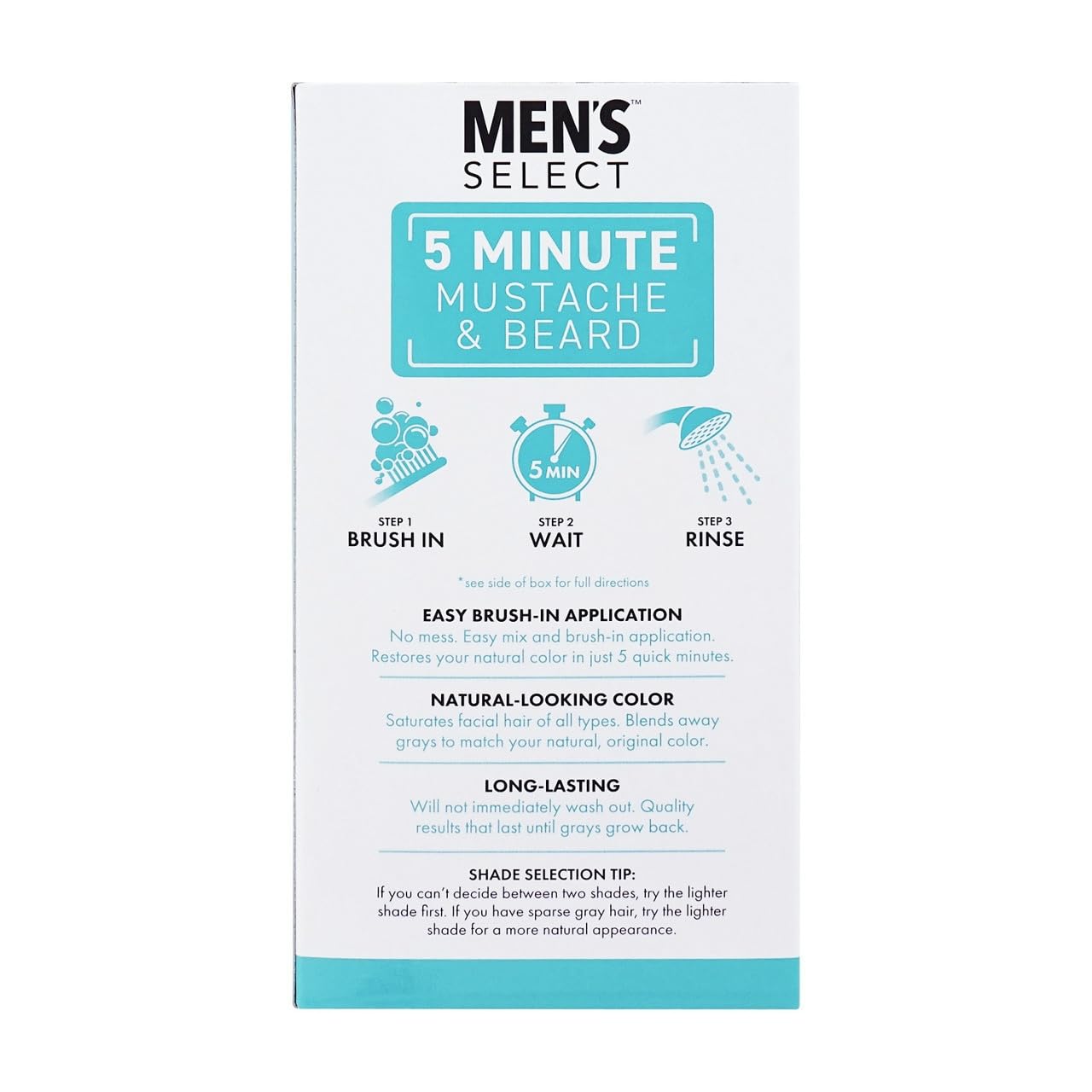Cobertura de grises con tinte negro de Men's Select
