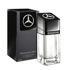 Mercedes-Benz Select botella de lujo, diseño elegante para uso diario.