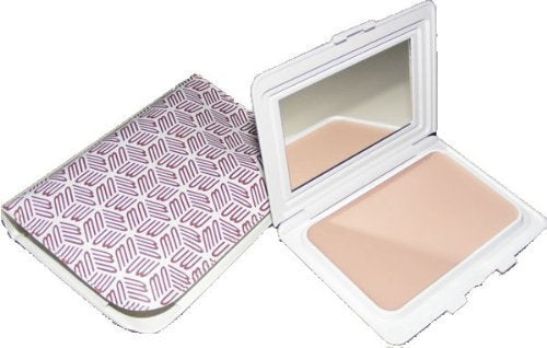 Merle Norman Total Finish Compact Makeup Alabaster Beige, emballage compact et couvrance modulable