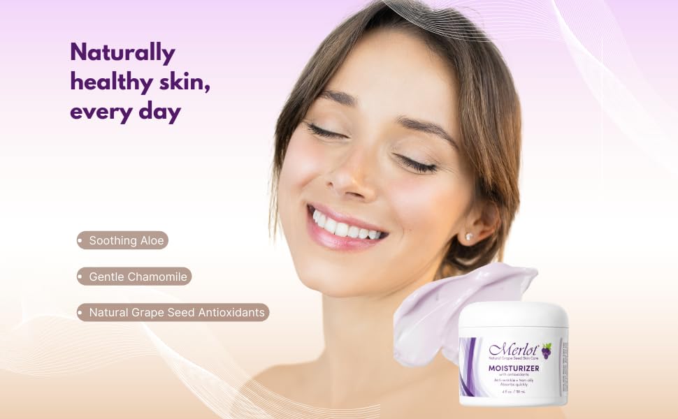 Merlot Moisturizer as makeup primer under foundation for seamless application.