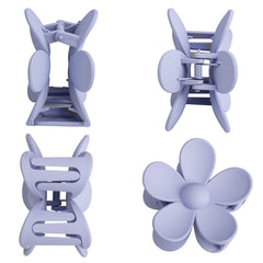 Pinzas florales grandes de Messen en verde menta mate, perfectas para peinados rápidos.