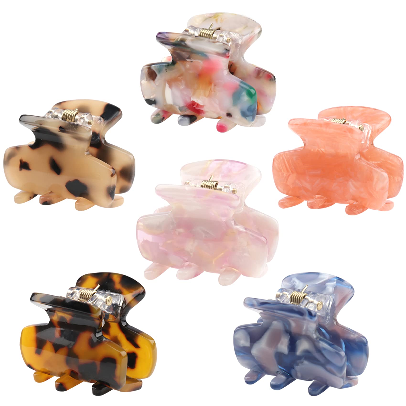 Clip Messen con estampado leopardo para sujetar peinados diarios con estilo