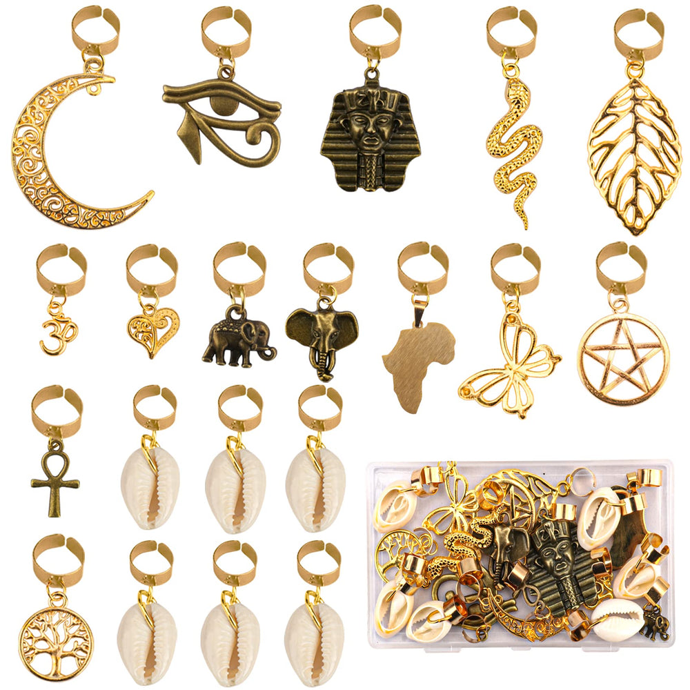 Messen arcos de trenza bronce-oro para un look definido.