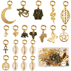 Messen arcos de trenza bronce-oro para un look definido.