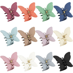 Pinzas mariposa Messen de 2.6 pulgadas sujetan el cabello con agarre firme.
