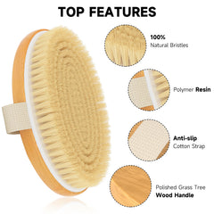 Metene uso en ducha caliente para limpieza corporal suave.