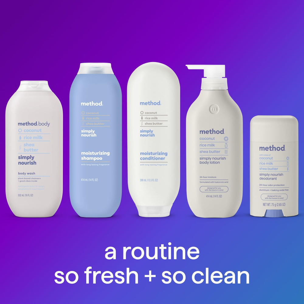 Experiencia de ducha aromática con Method Body Wash Simply Nourish