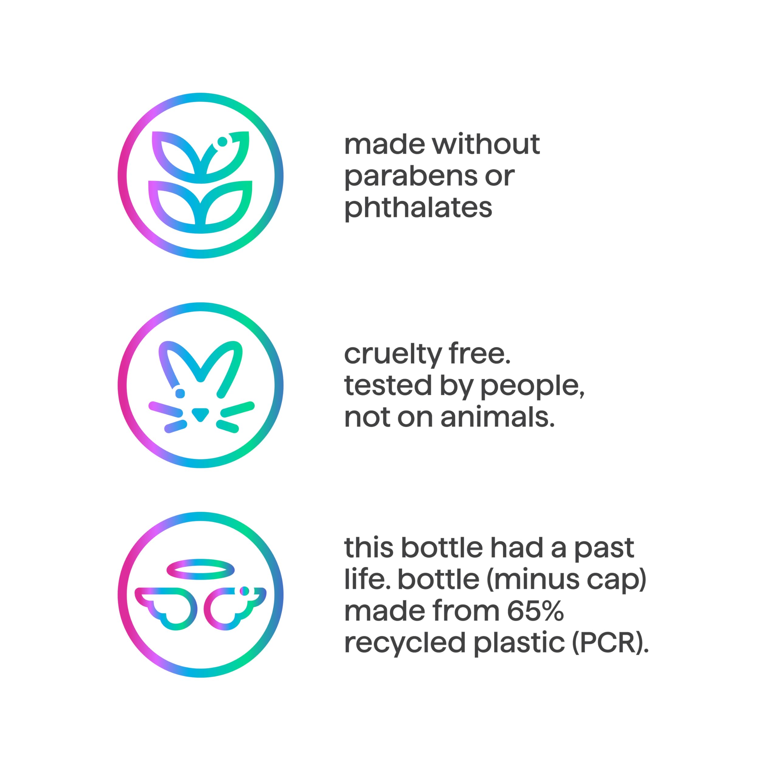 Botella Method Simply Nourish con 65% plástico reciclado, opción sostenible.