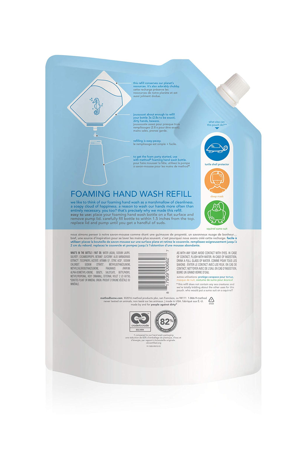 Method Gel Mains Sweet Water : flacon polyvalent pour le foyer