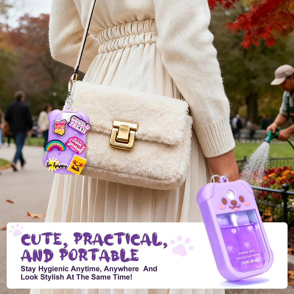 Seis dijes estilo Crocs para personalizar el estuche.