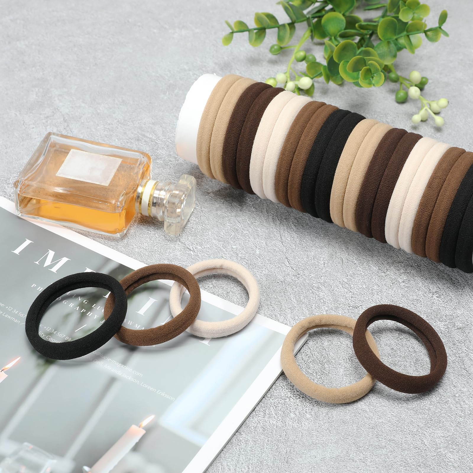 Gomas Mia Klein para coleta elegante, complemento para cualquier look.