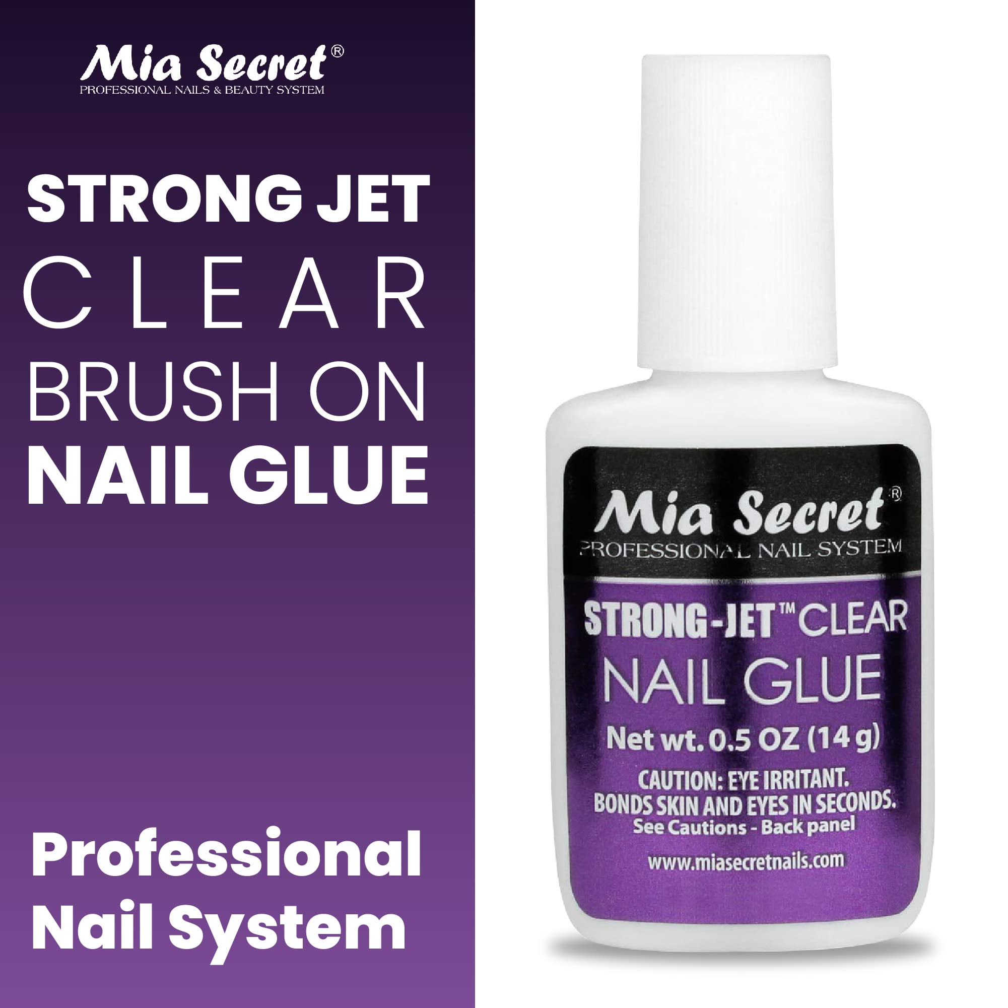 Mia Secret secado rápido, lista para continuar la rutina de uñas.