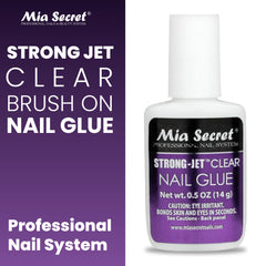 Mia Secret secado rápido, lista para continuar la rutina de uñas.