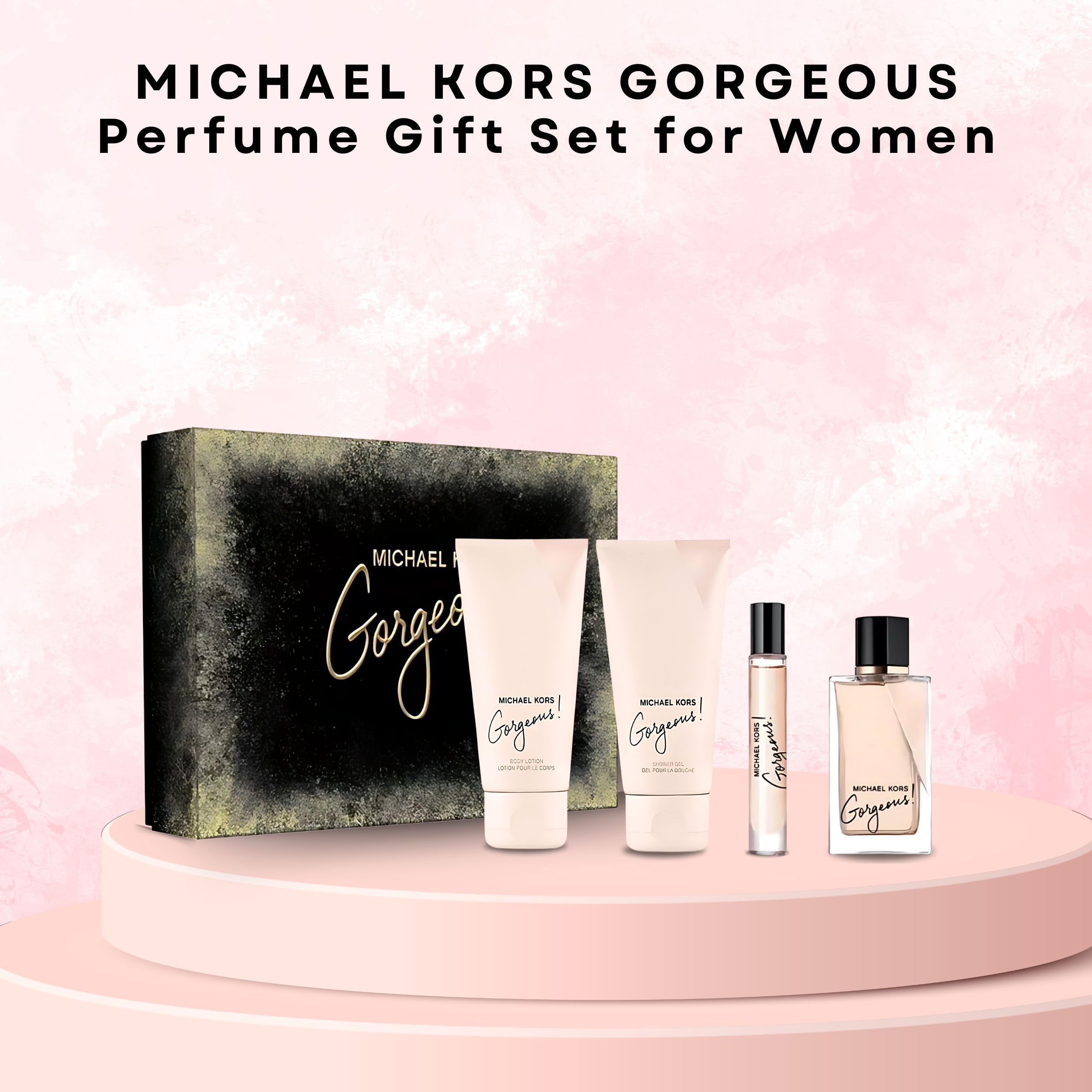 Michael Kors Gorgeous, botella de perfume de 100 ml vista frontal