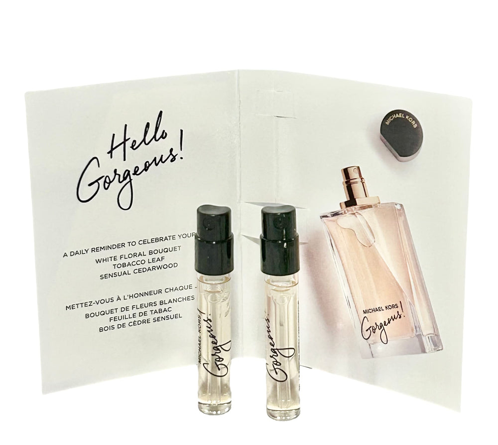 Segunda muestra de Michael Kors Gorgeous EDP, 1,5 ml, ideal para pruebas rápidas