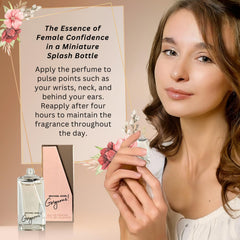 Michael Kors Gorgeous, aplicación en la muñeca para aroma sutil y agradable.