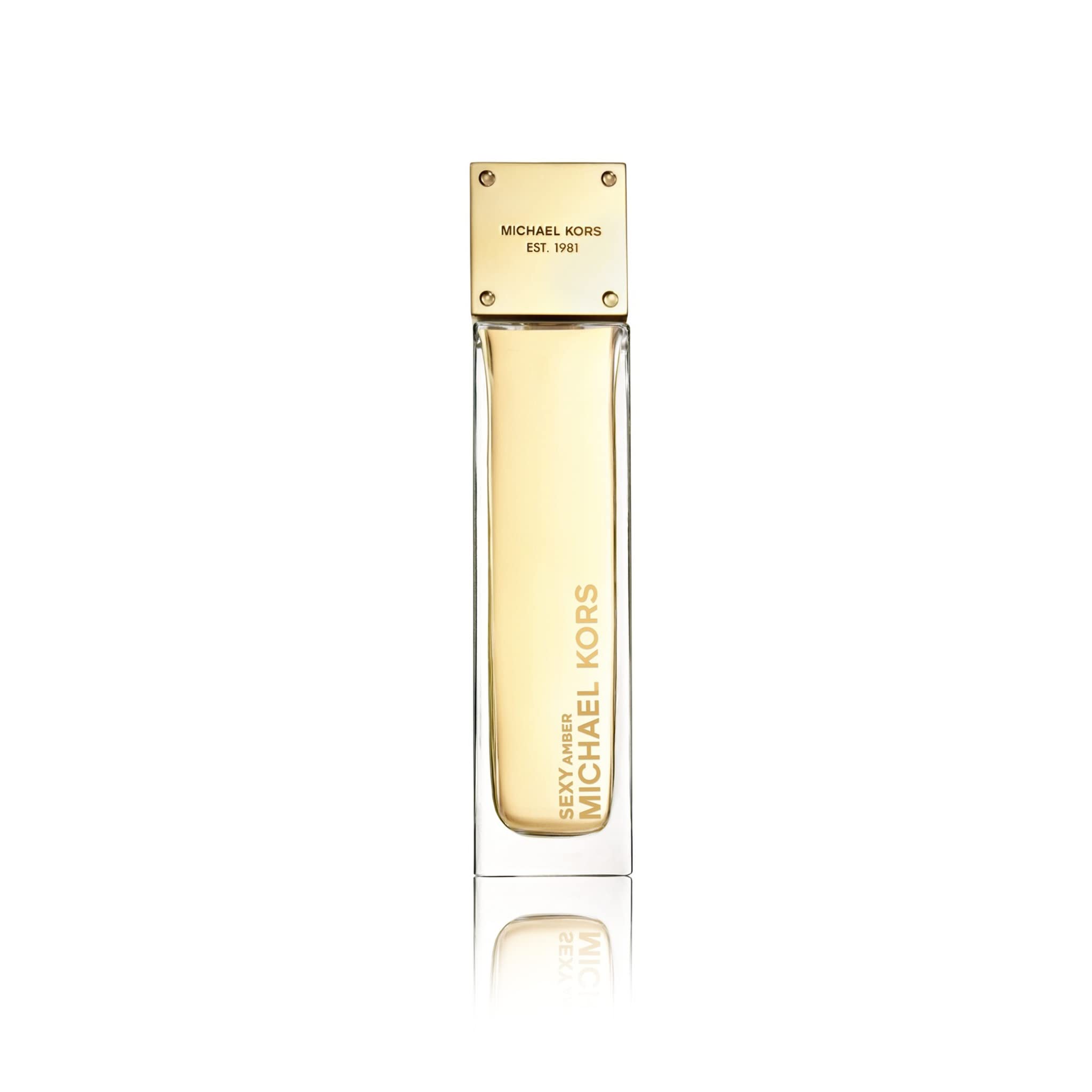Perfume Michael Kors Sexy Amber en botella elegante para uso diario.