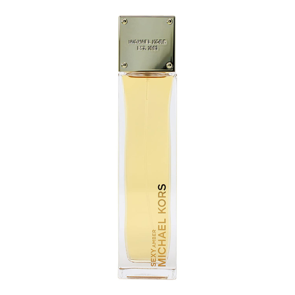 Michael Kors Sexy Amber, frasco en mano, experiencia sensorial para uso diario.