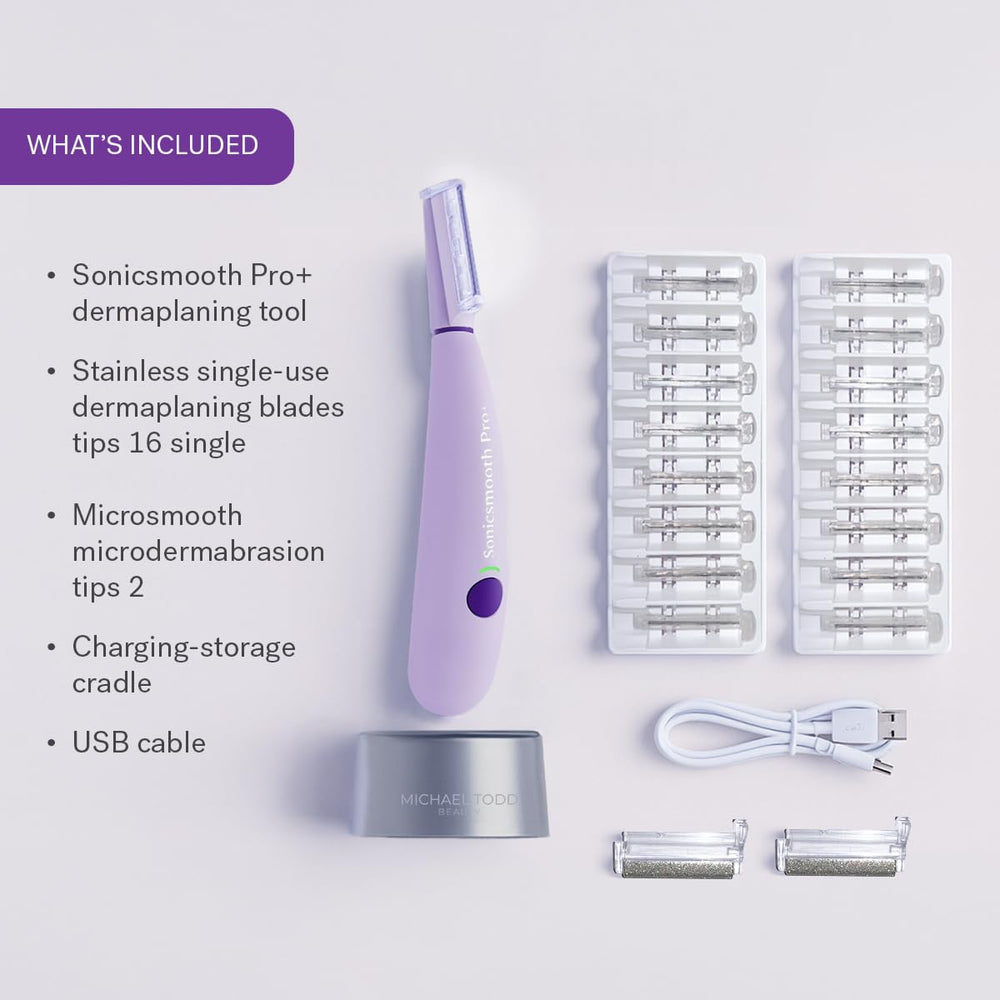 MICHAEL TODD Sonicsmooth Pro+ uso fácil en casa para rutina rápida.