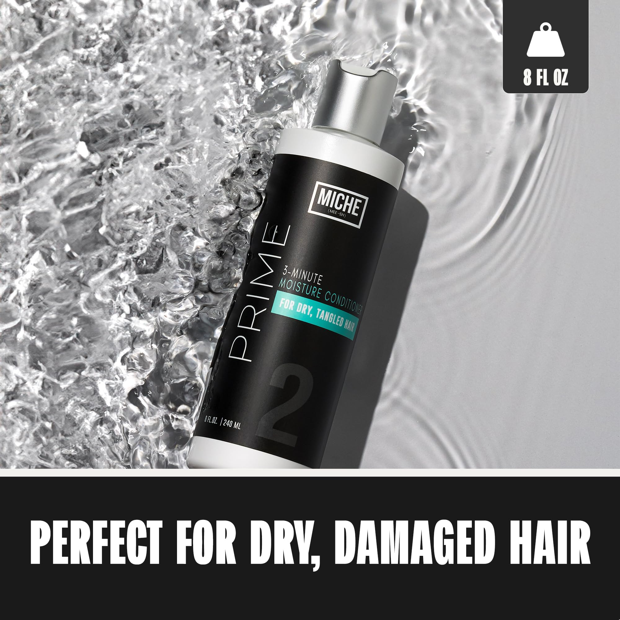 Miche Beauty Prime 3 Minutos: cabello rizado con control del frizz y definición.