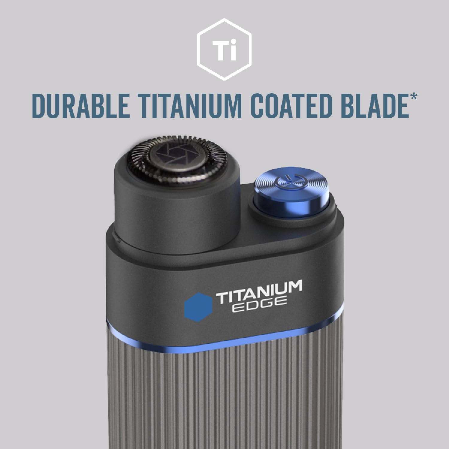 Microtouch Titanium Edge funciona con pilas tamaño AA para movilidad