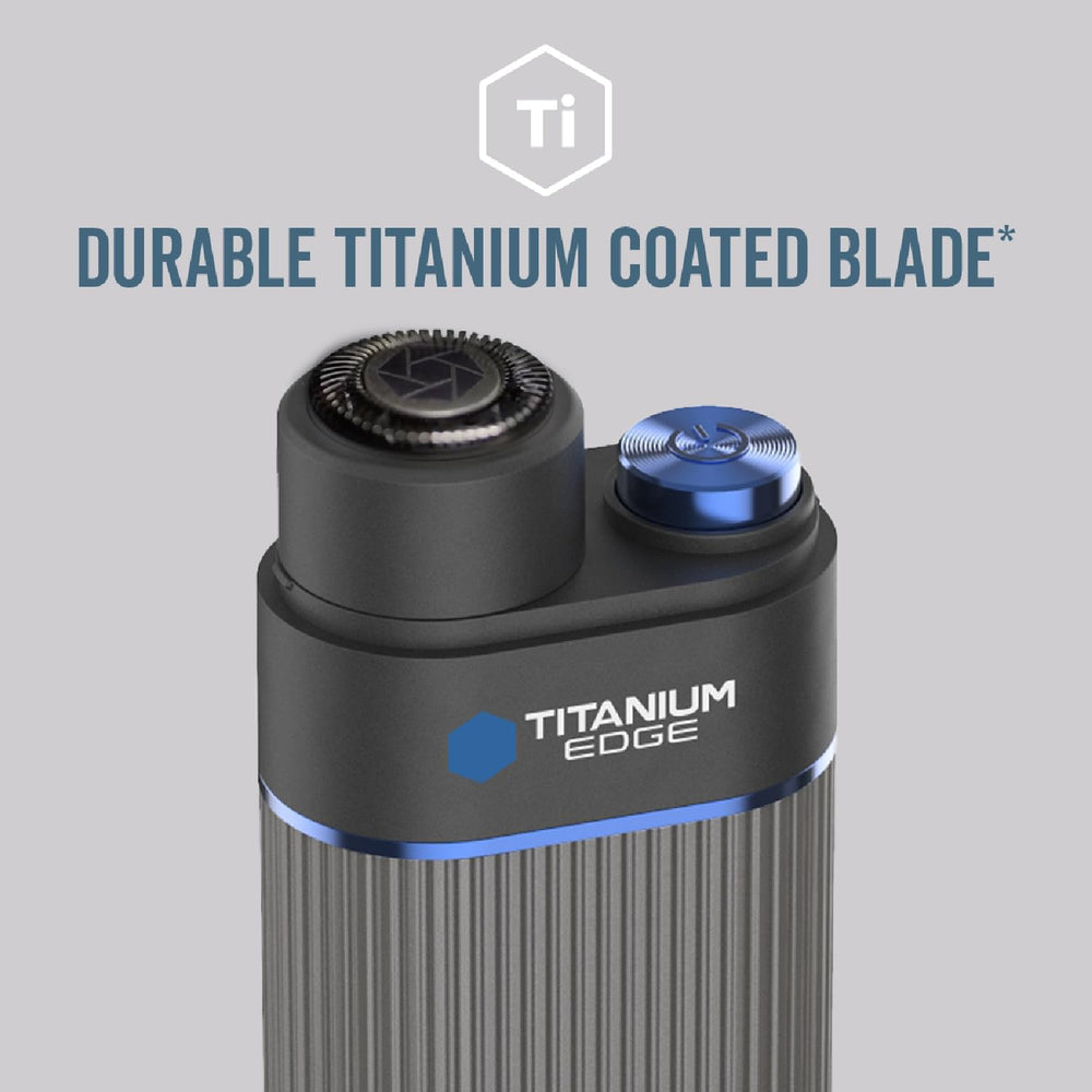 Microtouch Titanium Edge funciona con pilas tamaño AA para movilidad