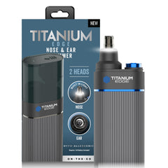 Microtouch Titanium Edge recortador oídos y nariz con iluminación para precisión