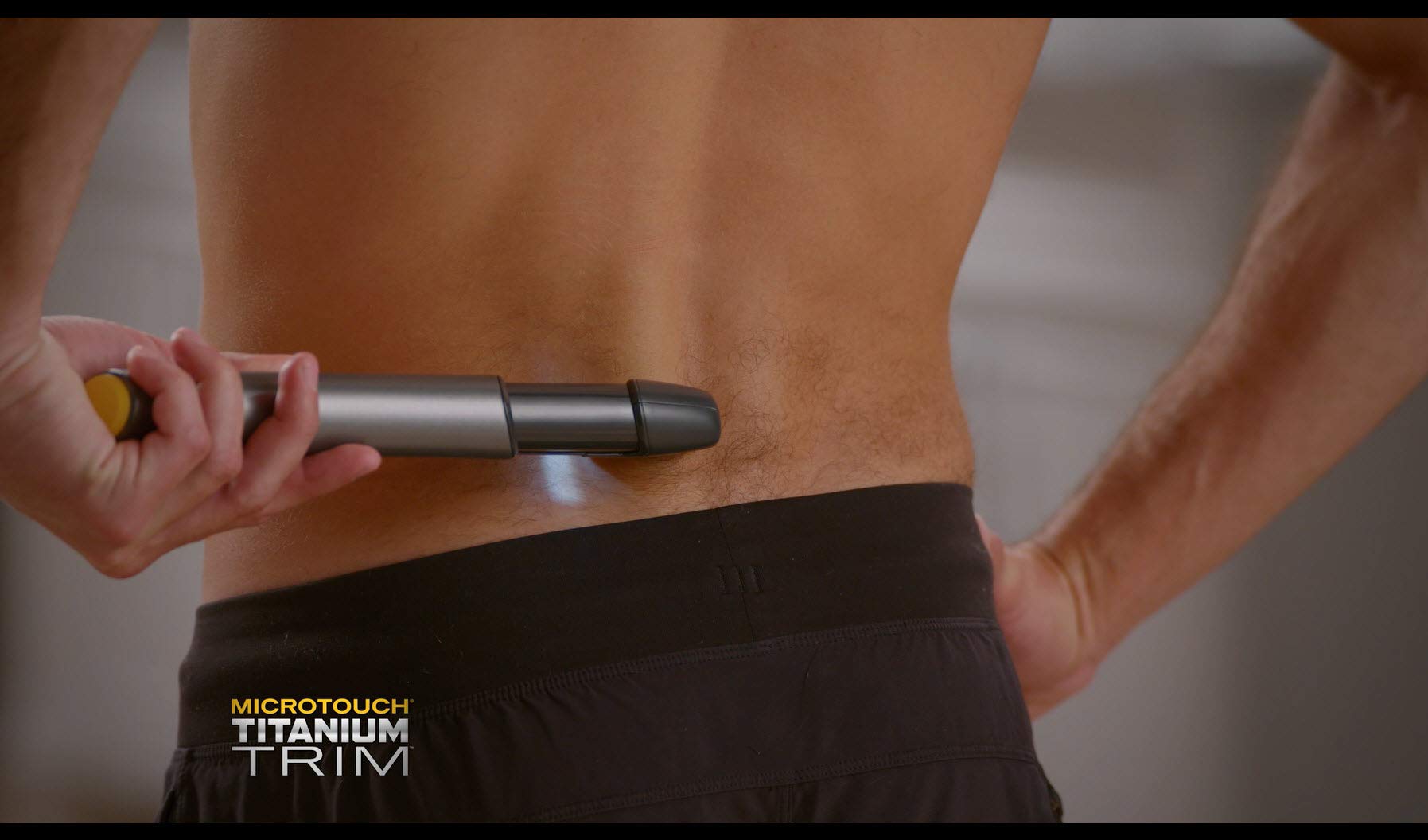 MicroTouch Titanium Trim hojas de titanio ofrecen corte preciso con menor esfuerzo.