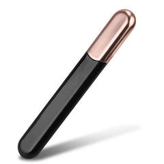 MiDenso lima de vidrio con estuche para manicura limpia en casa