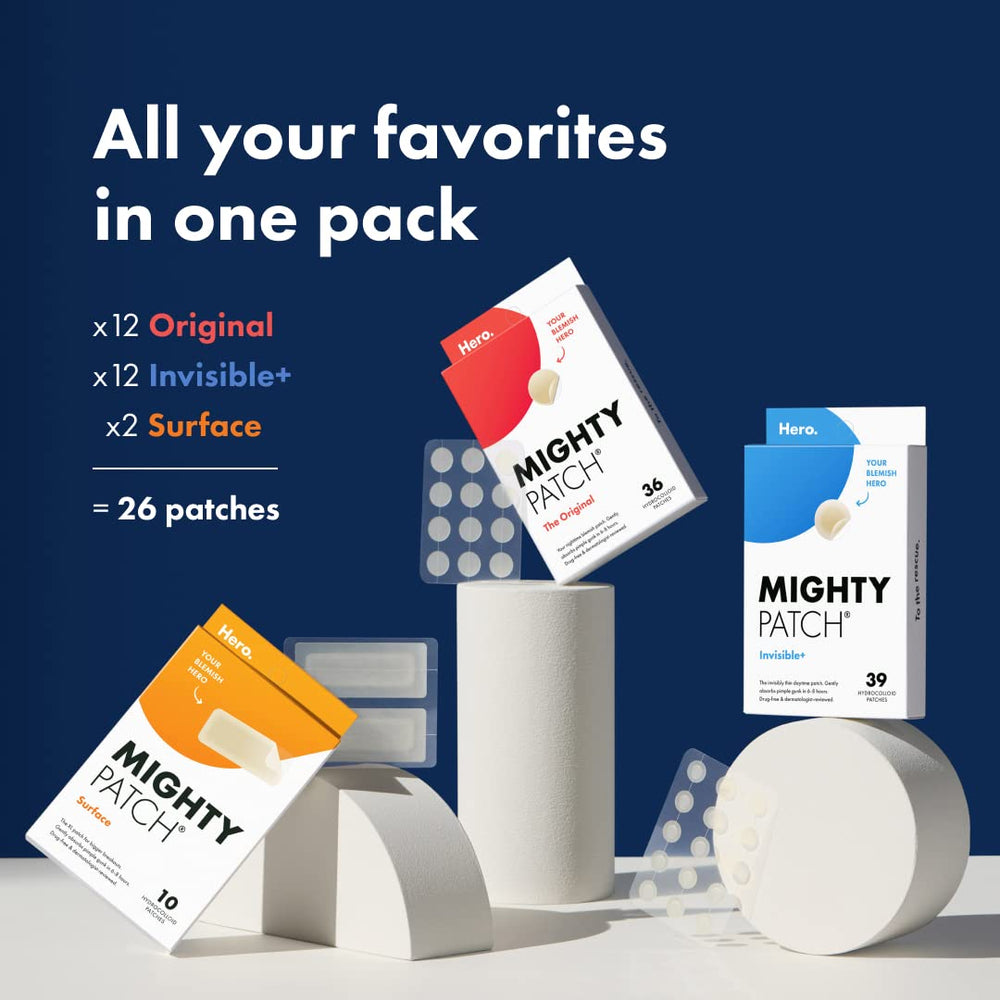 Mighty Patch absorce fluidos en 6-8 horas para una apariencia más limpia.