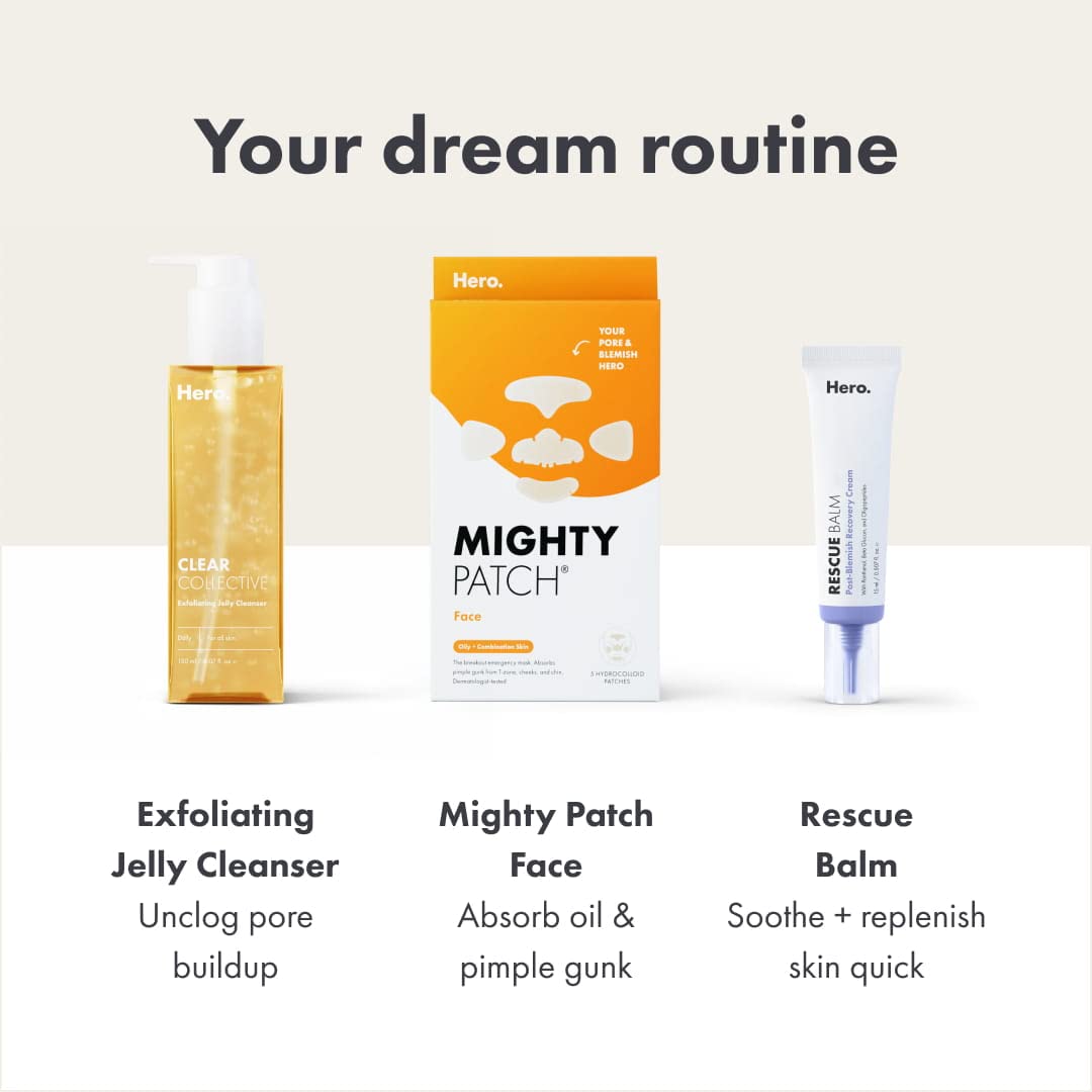 Boîte Mighty Patch XL: cinq patchs hydrocolloïdes pratiques.