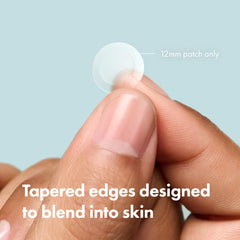 Mighty Patch Invisible+ textura hidrocoloide médica: material seguro que atrapa la sustancia del grano sin irritar.