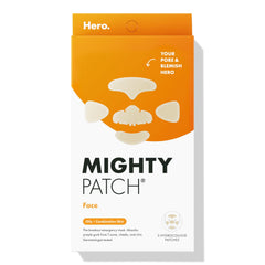 Mighty Patch XL sur le front, couverture efficace des boutons.