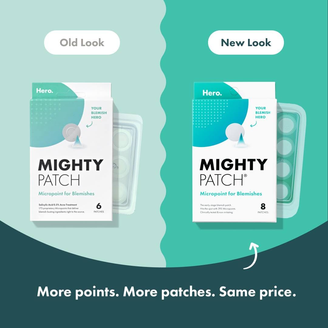 Mighty Patch Micropoint Grande: hoja de parches lista para despegar