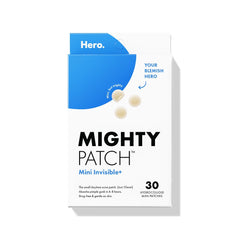 Mighty Patch Mini Invisible+ 10 mm se integra con la piel para uso diurno discreto.