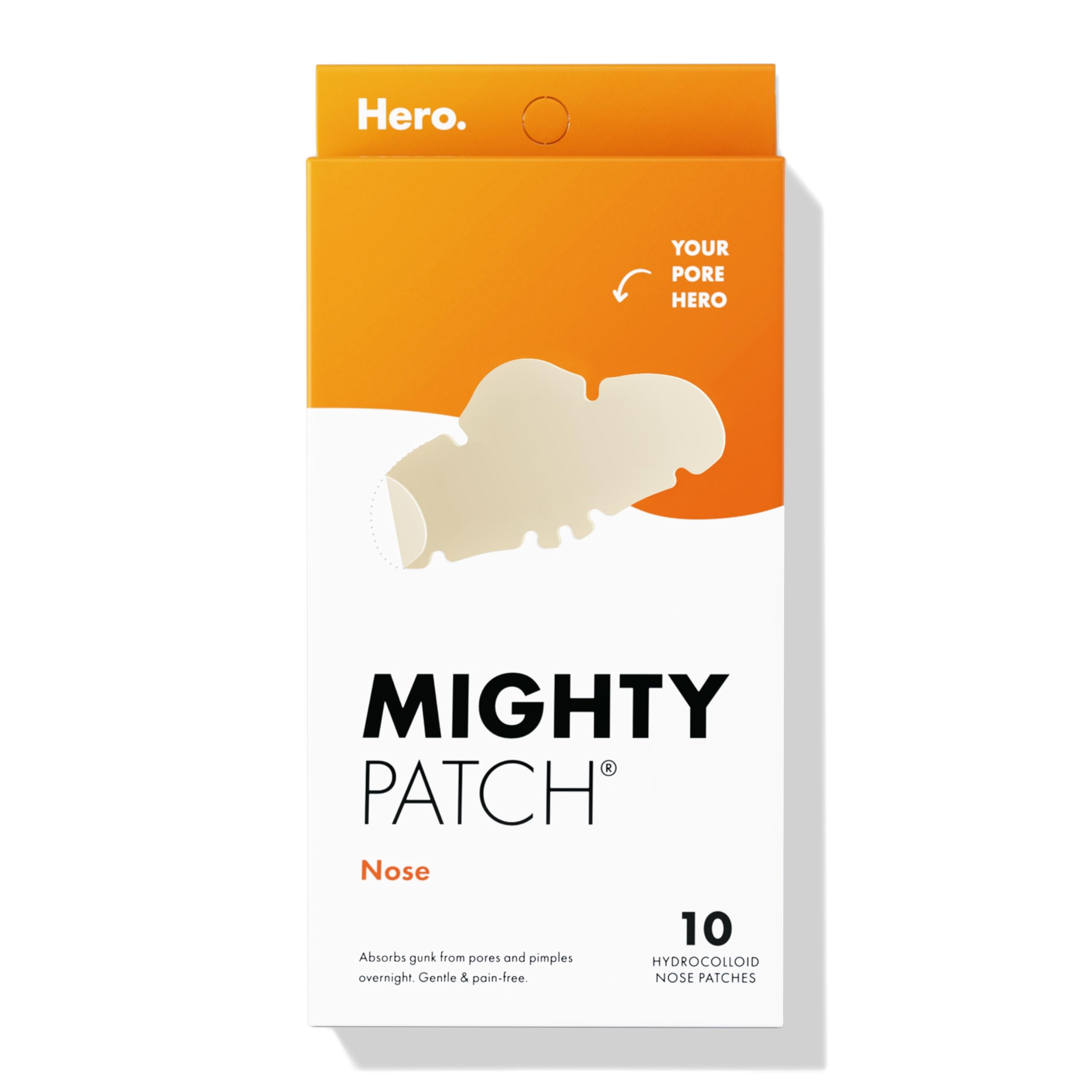 Mighty Patch Nariz: tiras hidrocoloide grandes para absorber impurezas