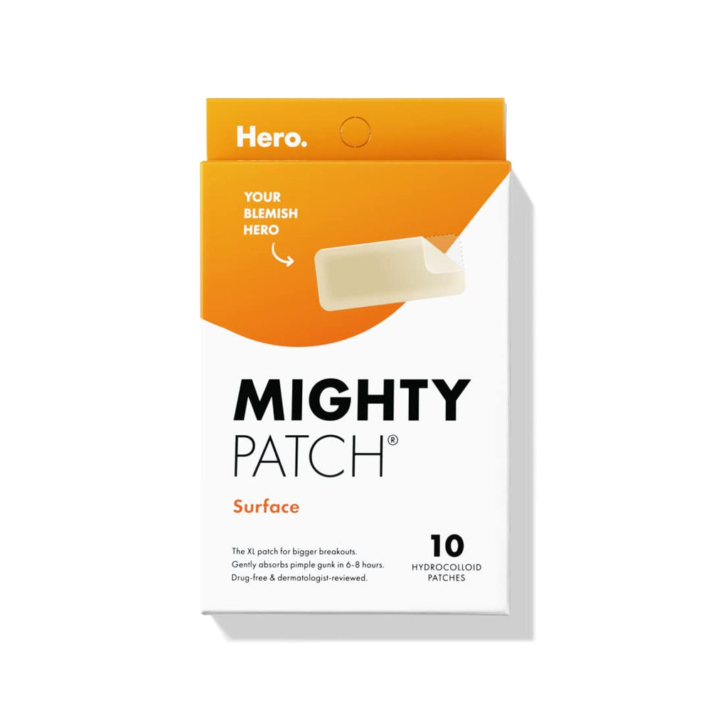 Mighty Patch Surface tira XL cubre zonas amplias del rostro y cuello para mayor cobertura