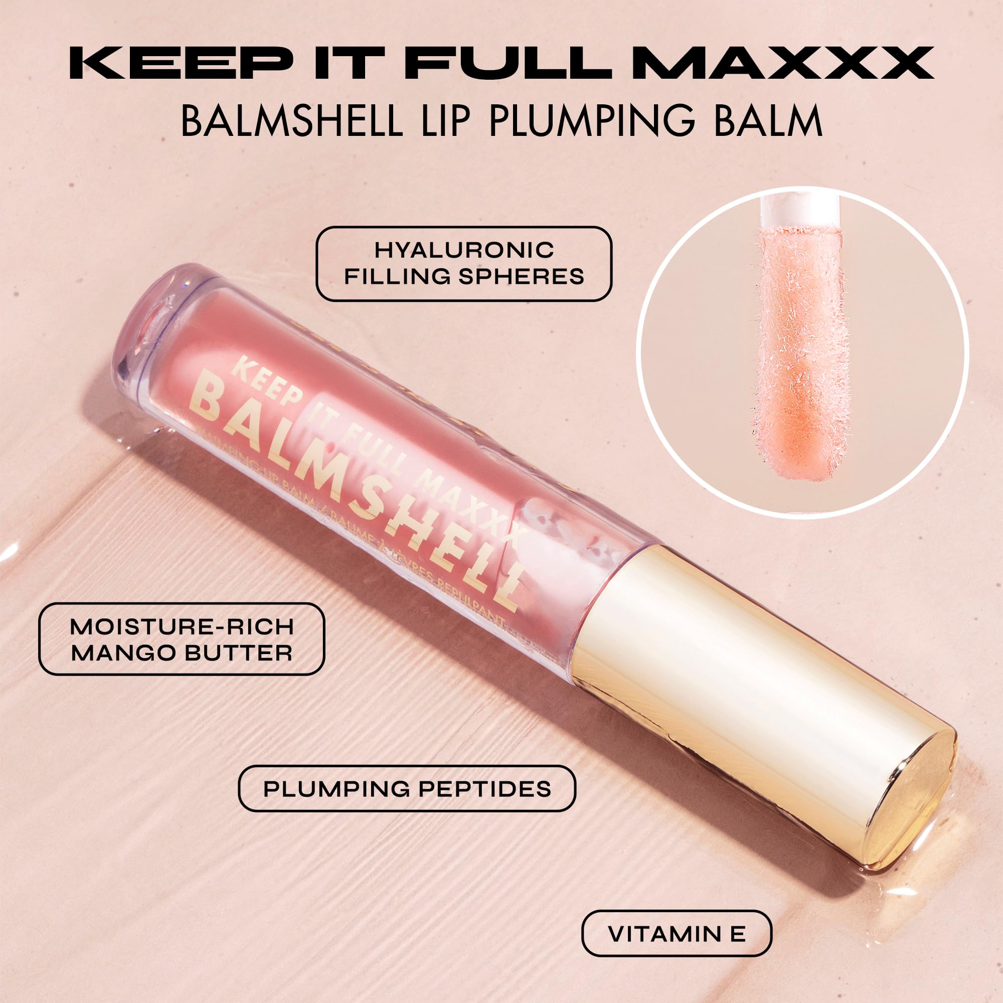 Brillo suave de Milani Keep It Full Maxxx para acabado natural